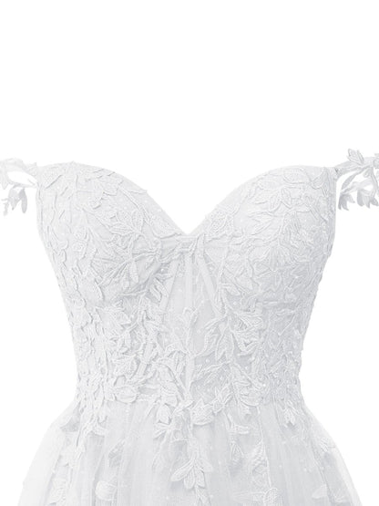 A Line Sweetheart Mint Appliques Short Homecoming Dresses